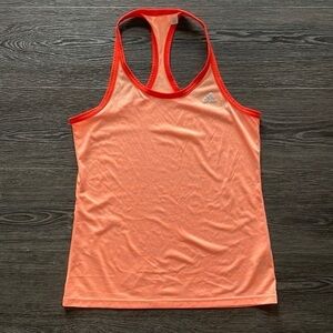 SzS Adidas two toned orange Climalite Racerback tank VGUC
